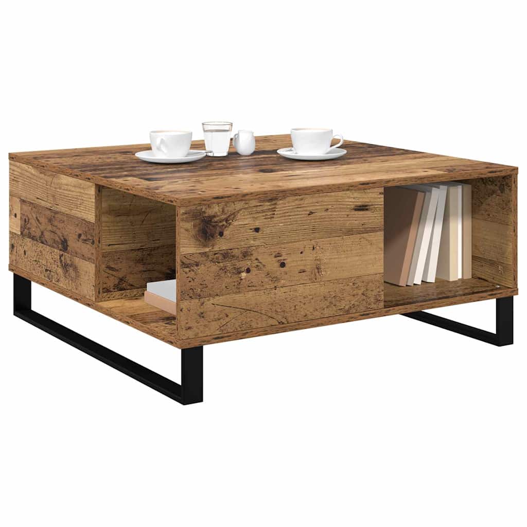 Couchtisch Altholz 80 x 80 x 36.5 cm Holzwerkstoff